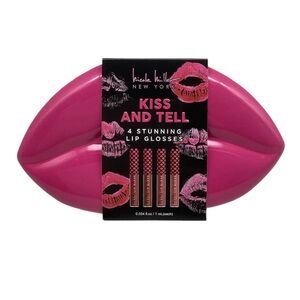 Nicole Miller 4pc. Lip Gloss Collection in Tin Case (NWT)